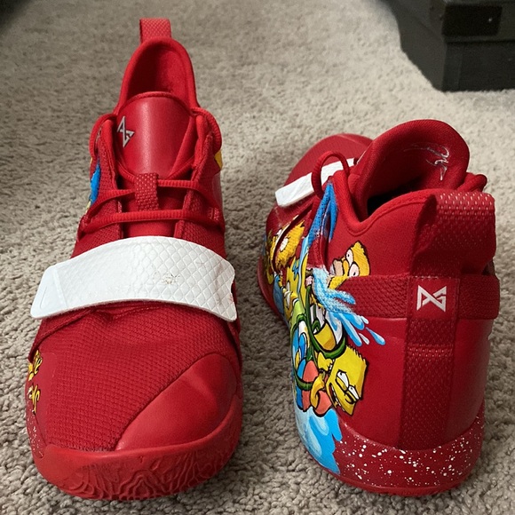 Ryan Nembhards Nike PG 2.5 University Red (Simpsons custom made) main image 4
